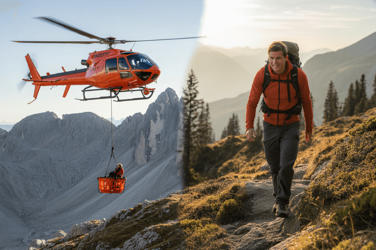 Helicopter Rescues vs Self-Evacuation: Real Stories